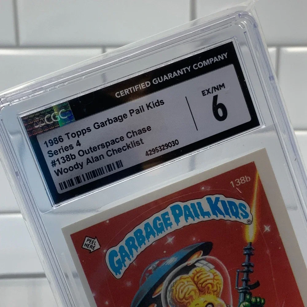 Vintage Topps 1986 Garbage Pail Kids 138b Outerspace Chase Graded CGC 6